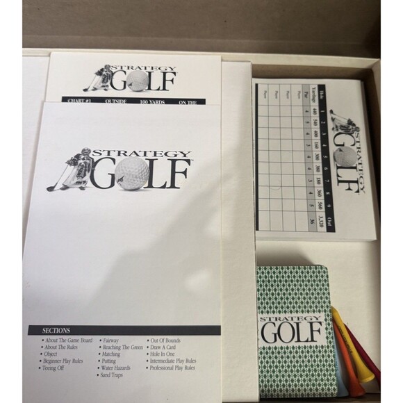 1990 Strategy Golf Board Game - Picture 5 of 5